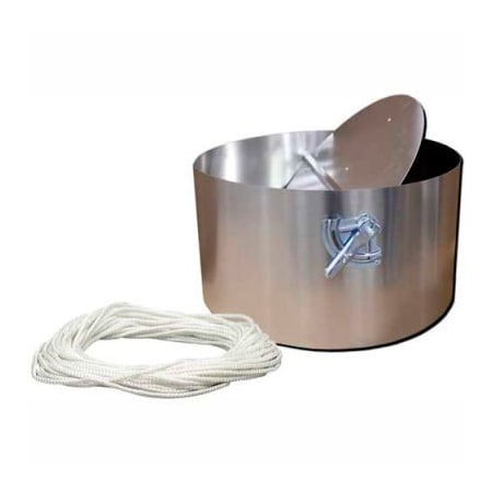 Envira-North Systems Ltd. 12 Inch Floor Operated Manual Damper With Flue EN900X2008